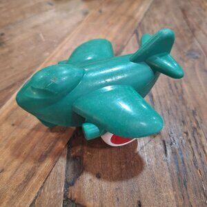 Viking Toys Sweden Jumbo‎ Plane 1148 Green Play Vehicle Rubber Wheel Air Toddler